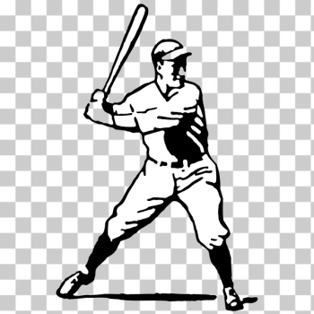 SVG Baseball player SVG Baseball player