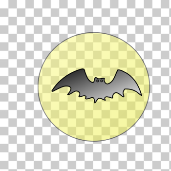 SVG Bat over full moon vector drawing SVG Bat over full moon vector drawing