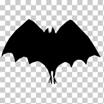 SVG Bat silhouette SVG Bat silhouette