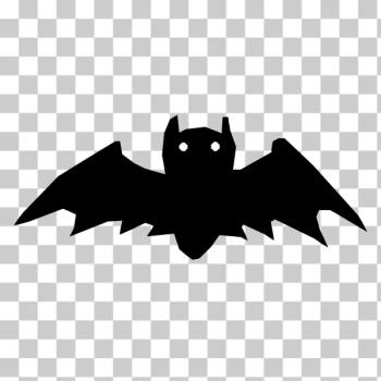 SVG Bat silhouette image SVG Bat silhouette image