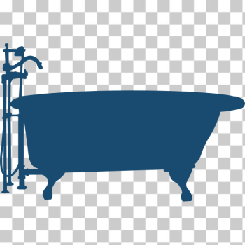 SVG Bath tub silhouette vector image SVG Bath tub silhouette vector image
