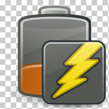 SVG Battery caution charging SVG Battery caution charging