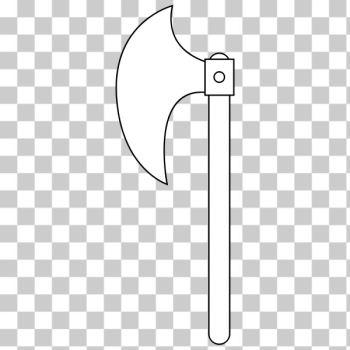 SVG Battle ax sketch