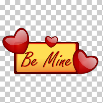 SVG Be mine signpost with hearts vector image SVG Be mine signpost with hearts vector image