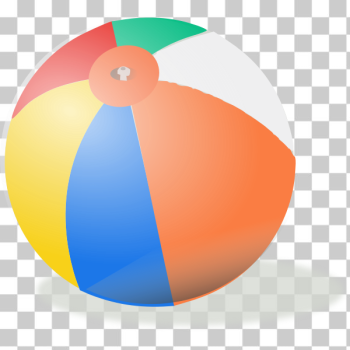SVG Beach ball vector image