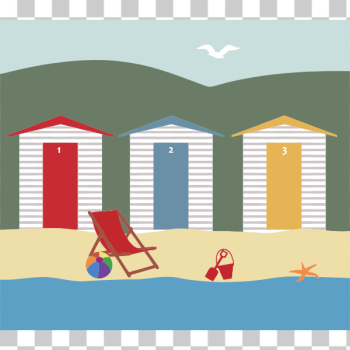 SVG Beach scene SVG Beach scene