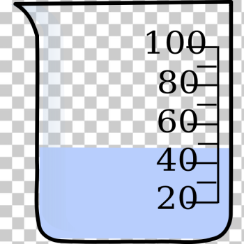 SVG Beaker with water SVG Beaker with water