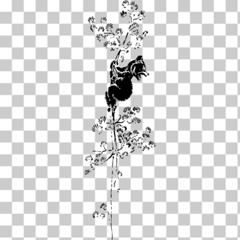 SVG bear cub up a tree SVG bear cub up a tree