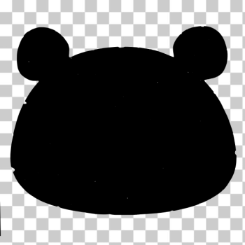 SVG Bear silhouette vector image SVG Bear silhouette vector image