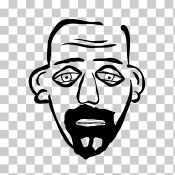SVG Bearded bald guy SVG Bearded bald guy