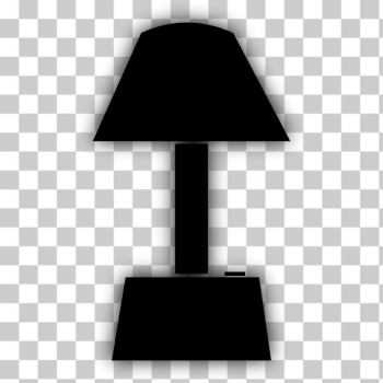 SVG Bed lamp silhouette