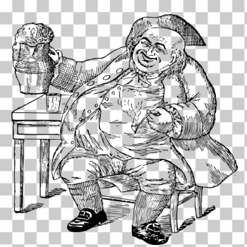 SVG Beer drinker vector drawing SVG Beer drinker vector drawing