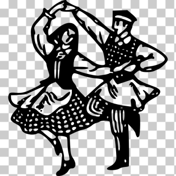 SVG Belarus folk dancers vector illustration SVG Belarus folk dancers vector illustration
