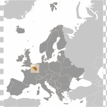 SVG Belgium in Europe vector image SVG Belgium in Europe vector image