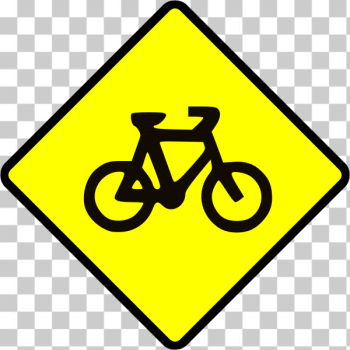 SVG Bicycle caution sign vector image SVG Bicycle caution sign vector image