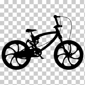 SVG Bicycle silhouette image