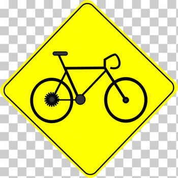 SVG Bike crossing road sign SVG Bike crossing road sign