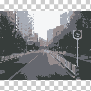 SVG Bike Lane Beijing China SVG Bike Lane Beijing China