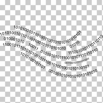 SVG Binary code wave SVG Binary code wave