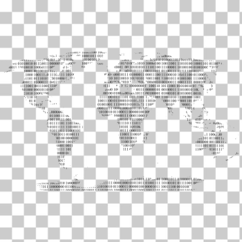 SVG Binary Earth map SVG Binary Earth map