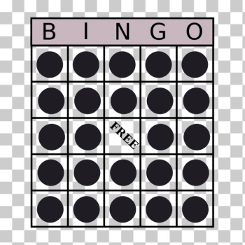 SVG Bingo card