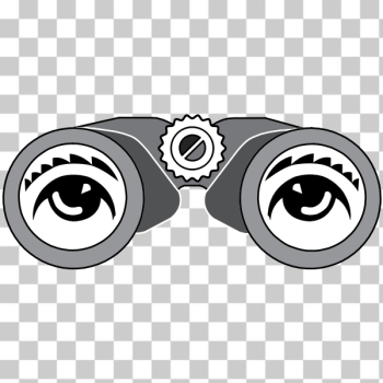 SVG Binoculars with eyes SVG Binoculars with eyes