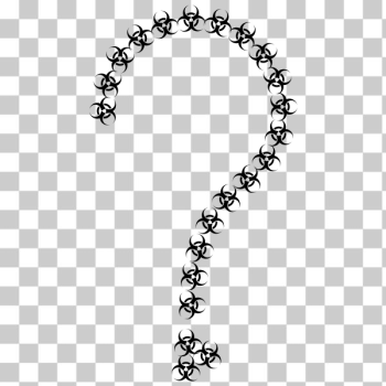 SVG Biohazard question mark SVG Biohazard question mark