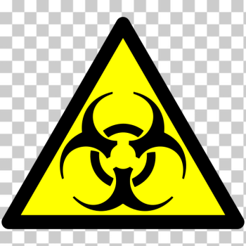 SVG Biohazard warning vector sign SVG Biohazard warning vector sign
