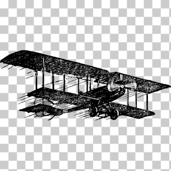 SVG Biplane illustration