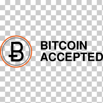 SVG Bitcoin accepted symbol SVG Bitcoin accepted symbol
