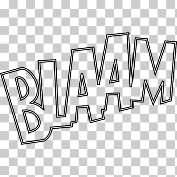 SVG BLAAM outlined SVG BLAAM outlined