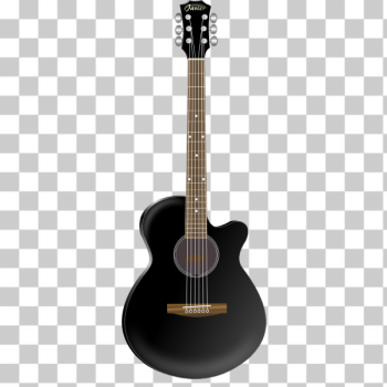 SVG Black acoustic guitar SVG Black acoustic guitar