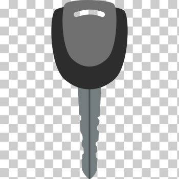 SVG Black and grey vector image of car door key SVG Black and grey vector image of car door key