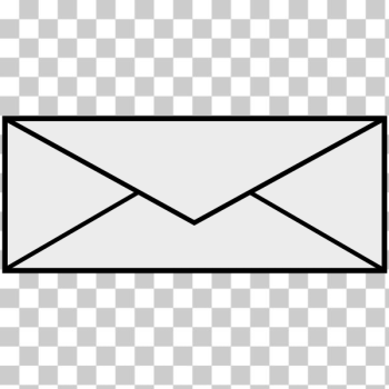 SVG Black and white envelope SVG Black and white envelope