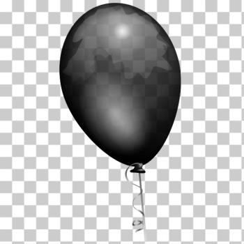 SVG Black balloon vector drawing SVG Black balloon vector drawing