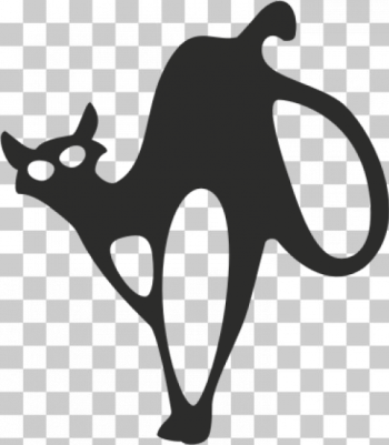SVG black cat silhouette SVG black cat silhouette