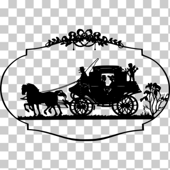 SVG Black chariot
