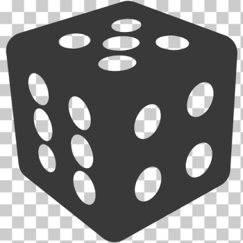 SVG Black dice