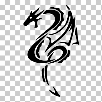 SVG Black dragon SVG Black dragon