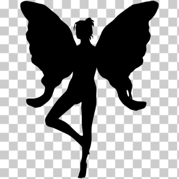 SVG Black fairy image