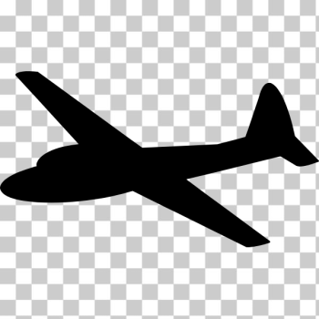 SVG Black glider SVG Black glider