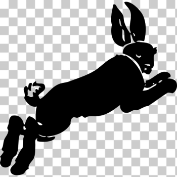 SVG black hare SVG black hare