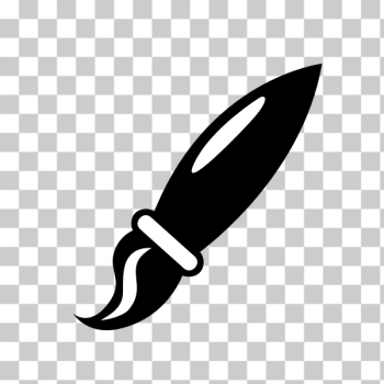 SVG Black painting brush vector clip art SVG Black painting brush vector clip art