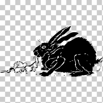 SVG Black rabbit SVG Black rabbit