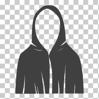 SVG Black robe vector image SVG Black robe vector image