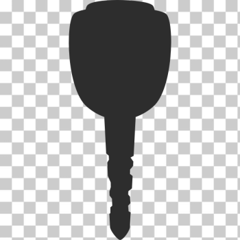 SVG Black silhouette vector image of car door key SVG Black silhouette vector image of car door key