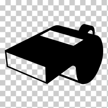 SVG Black whistle vector image SVG Black whistle vector image
