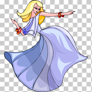 SVG Blond danseuse SVG Blond danseuse