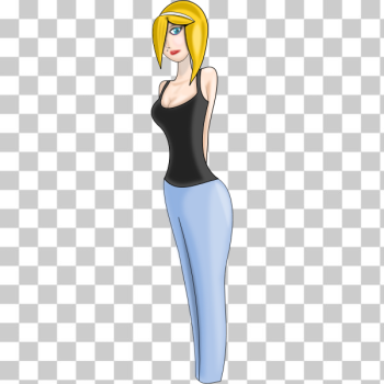 SVG blond girl SVG blond girl