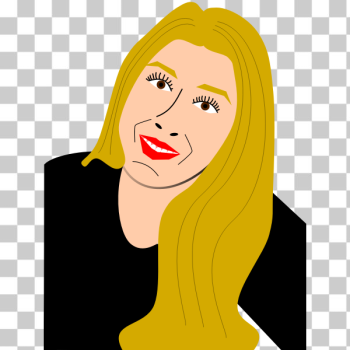 SVG Blond girl drawing SVG Blond girl drawing